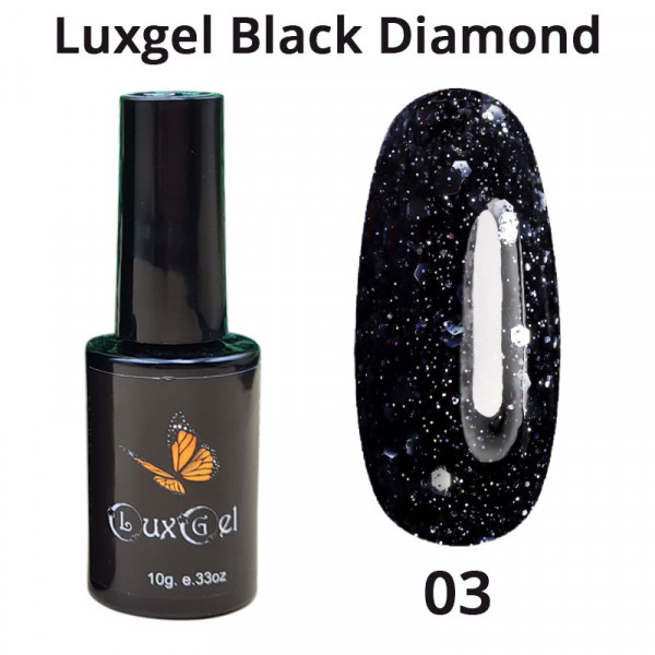 Гель-лак LuxGel Black Diamond 3