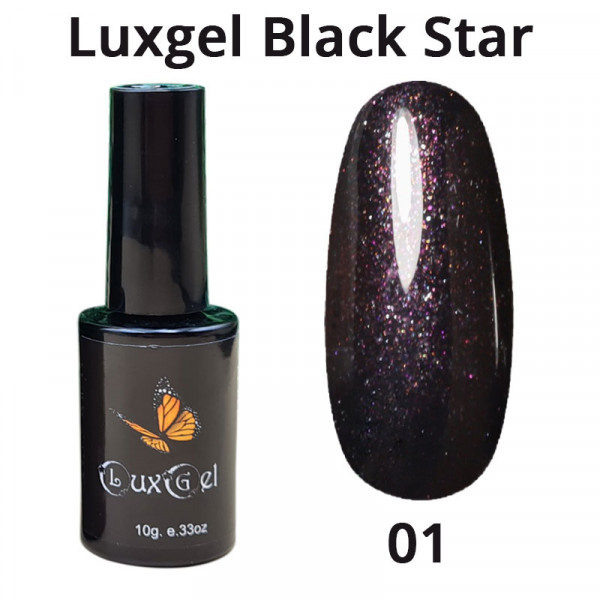 Гель-лак  LuxGel серия Black Star 1
