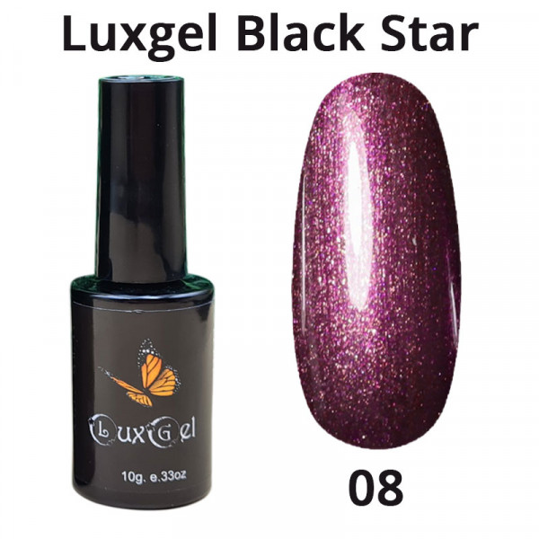 Гель-лак  LuxGel серия Black Star 8