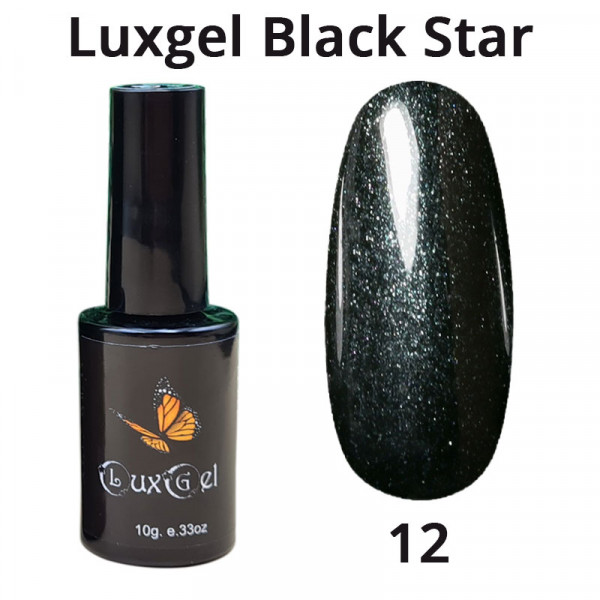Гель-лак  LuxGel серия Black Star 12
