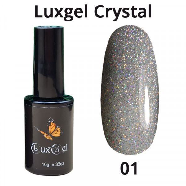 Гель-лак  LuxGel серия Crystal 1