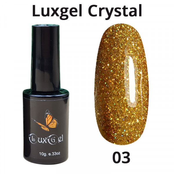 Гель-лак  LuxGel серия Crystal 3