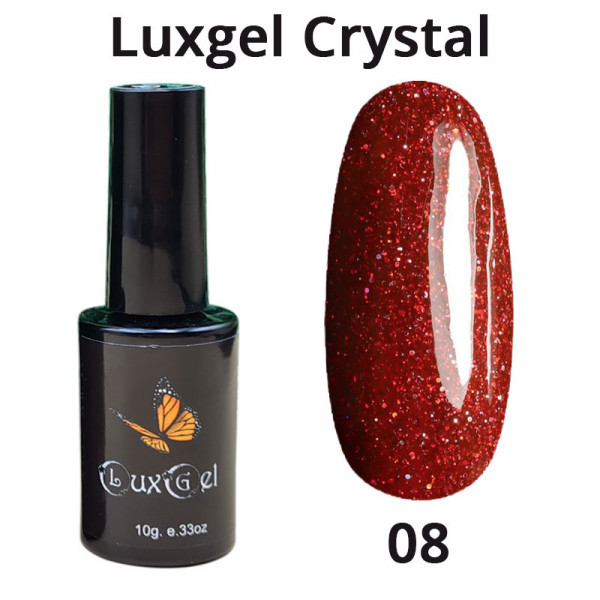 Гель-лак  LuxGel серия Crystal 8