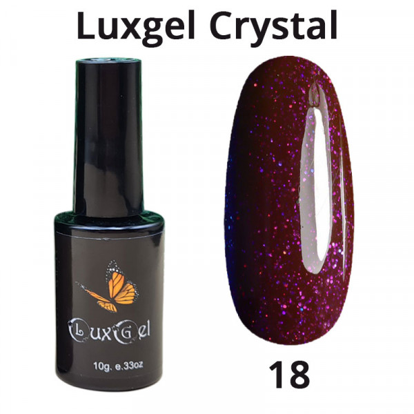 Гель-лак  LuxGel серия Crystal 18