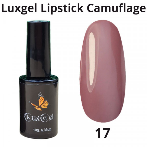 Гель-лак  LuxGel серия Lipstick Camouflage 17