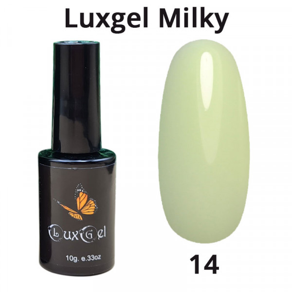 Гель-лак  LuxGel серия Milky 14
