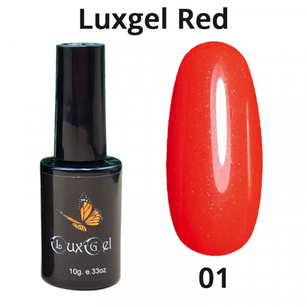 Гель-лак LuxGel  серия Red 1
