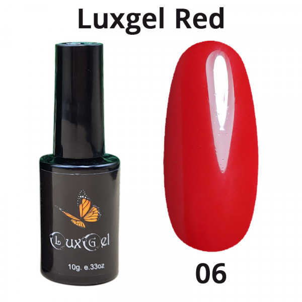 Гель-лак LuxGel  серия Red 6