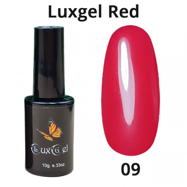 Гель-лак LuxGel  серия Red 9
