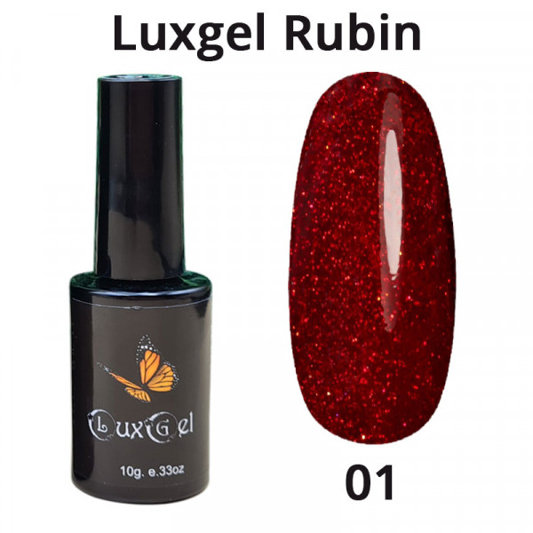 Гель-лак LuxGel серия Rubin 1