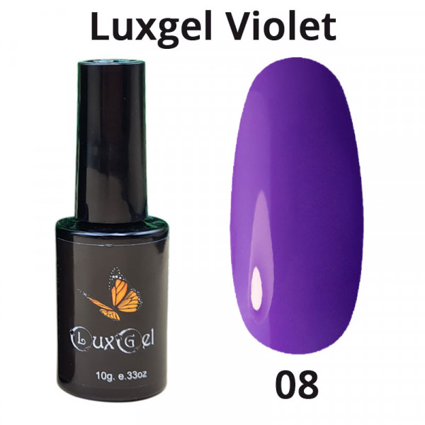Гель-лак  LuxGel серия Violet 8