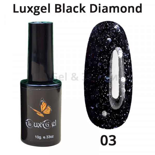 Гель-лак LuxGel Black Diamond 3