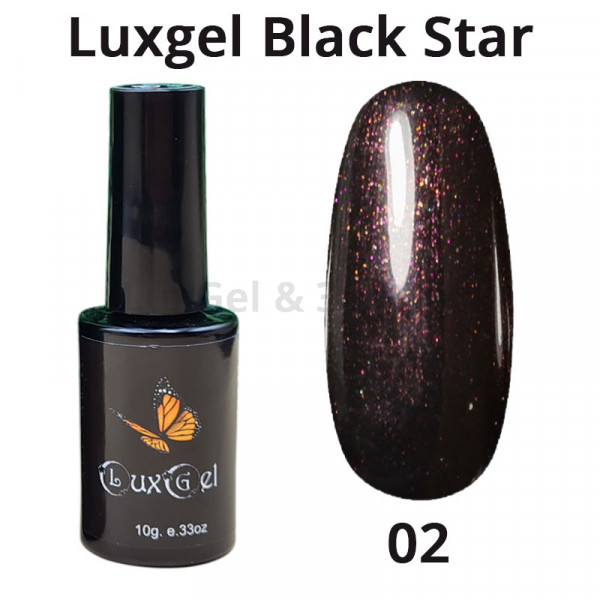 Гель-лак  LuxGel серия Black Star 2
