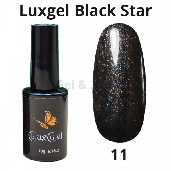 Гель-лак  LuxGel серия Black Star 11