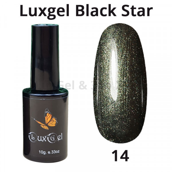 Гель-лак  LuxGel серия Black Star 14