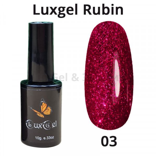 Гель-лак LuxGel серия Rubin 3