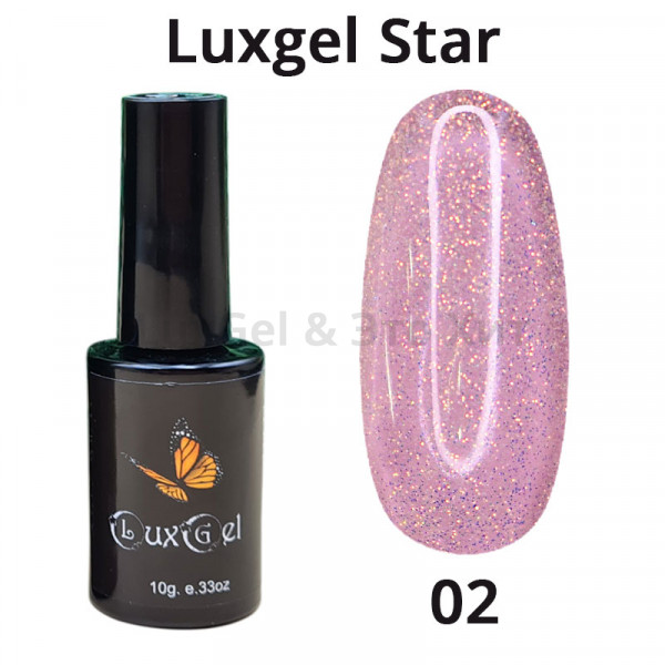 Гель-лак LuxGel  Star 02 золото