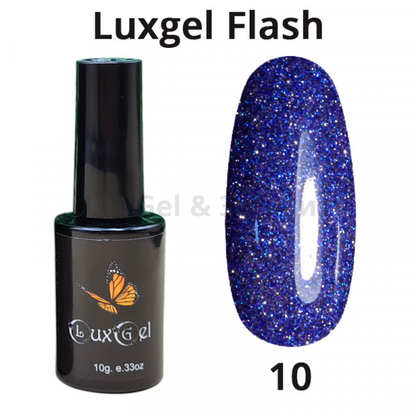 Гель-лак LuxGel серия Flash 10