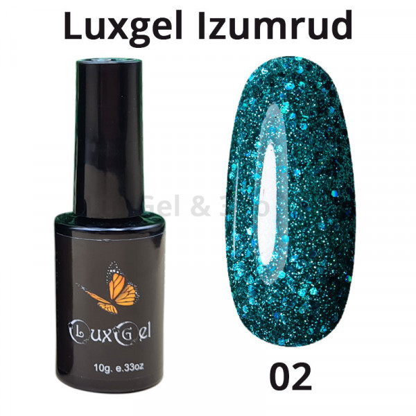 Гель-лак LuxGel серия Izumrud 2