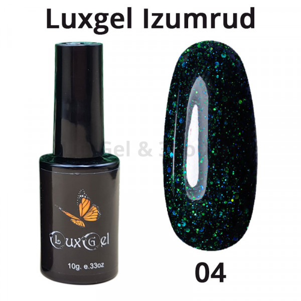 Гель-лак LuxGel серия Izumrud 4