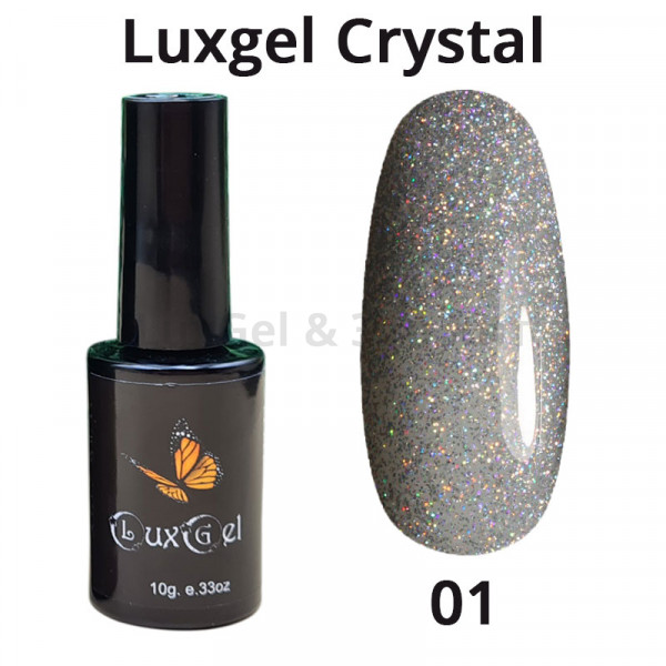 Гель-лак  LuxGel серия Crystal 1