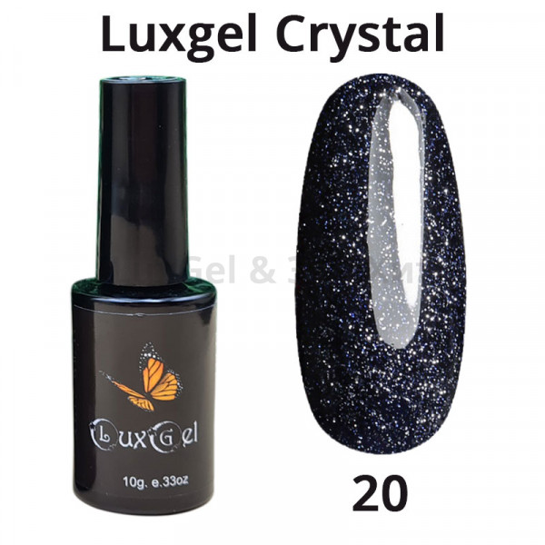 Гель-лак  LuxGel серия Crystal 20