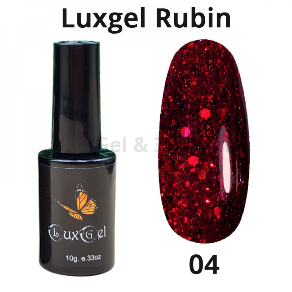 Гель-лак LuxGel серия Rubin 4