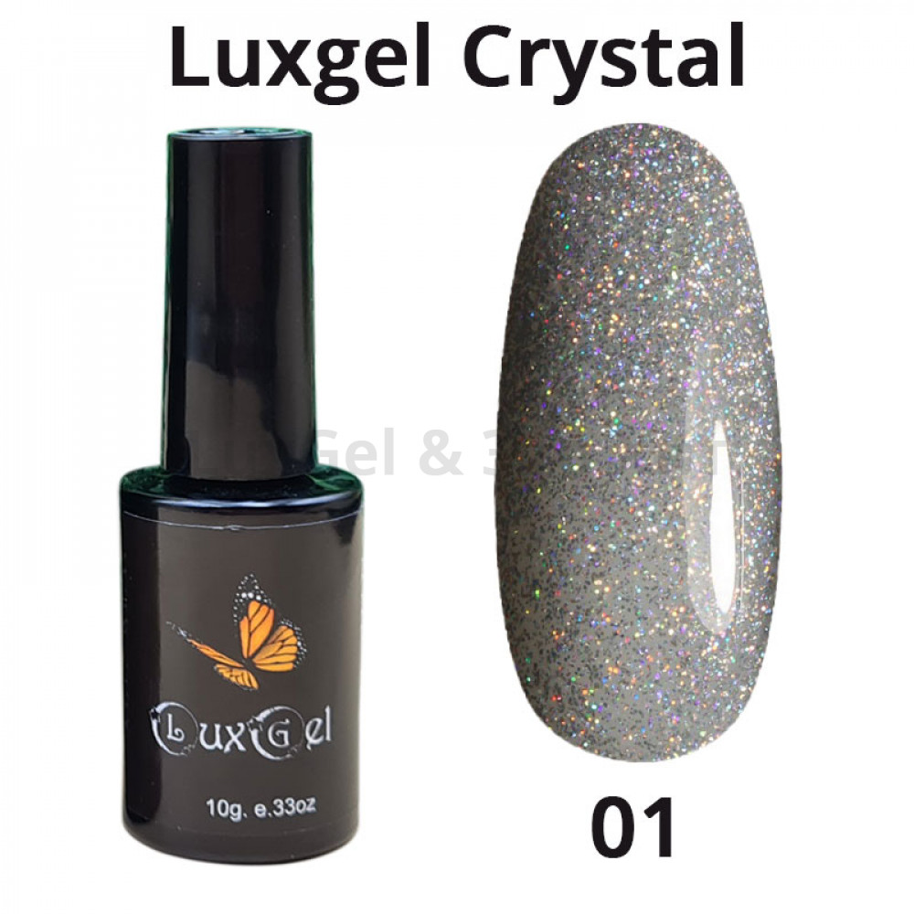 Гель-лак  LuxGel серия Crystal 1