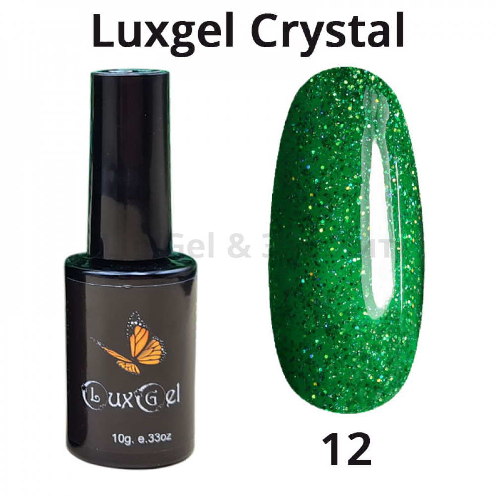 Гель-лак  LuxGel серия Crystal 12