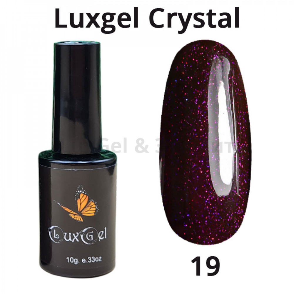 Гель-лак  LuxGel серия Crystal 19